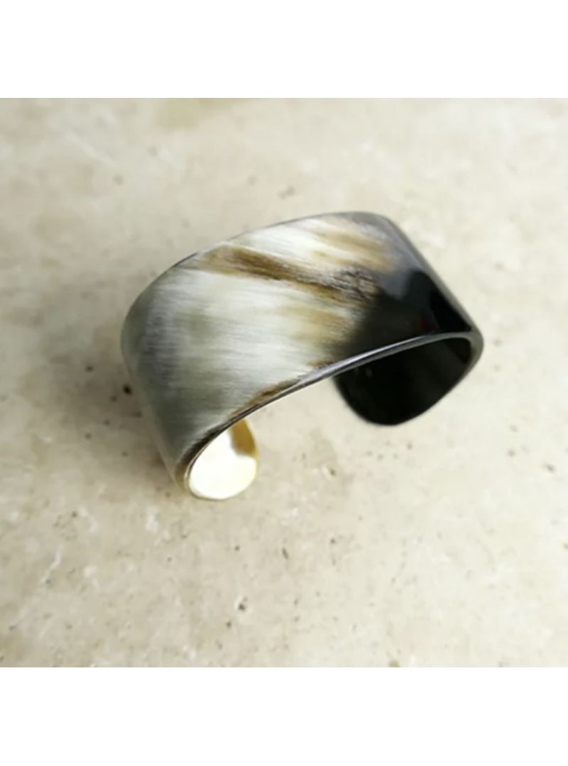 Bracelet Femme - Manchette - Corne de Vache - Bat